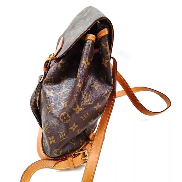 Louis Vuitton Montsouris Backpack MM Brown Canvas Vintage  SP0998 - Picture 4 of 15